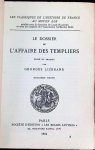 Georges Lizerand - Le Dossier de l'affaire des Templiers