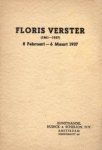 VERSTER - Catalogus Kunsthandel Huinck & Scherjon: - Floris Verster (1861-1927).
