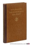 Brunner, Emil. - Die Mystik und das Wort. Der Gegensatz zwischen moderner Religionsauffassung und christlichem Glauben dargestellt an der Theologie Schleiermachers.