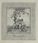 Hieke, Bernd. - Exlibris voor Dr. Jan Dreßler. Hieke, Bernd. - Exlibris voor Dr. Jan Dreßler.