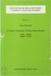 Harry Stroomer - A Concise Vocabulary of Orma Oromo (Kenya) Orma-English / English-Orma