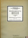 WATELET, Jos. (uitgegeven door) - Gerhardus Havingha, werken voor clavecimbel. Monumenta Musicae Belgicae. 7e jaargang 1951