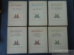 Henry de Montherlant. - Le théatre complet de Montherlant. I Malatesta, II La reine morte, III Fils de personne - Un incompris, IV Le maître de Santiago, V Demain il fera jour - Pasiphaé, V. Celle qu'on prend dans ses bras. [N° 38/40 sur chiffon de luxe.]