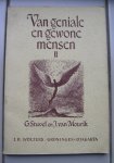 Stuvel, G. en Mourik, J.van - Van geniale en gewone mensen