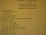 Stanley; John (1713 - 1786) - 10 Organ Voluntaries Op.6 (Tallis to Wesley; No. 28); Volume II: Ten Voluntaries Op. 6