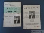 Leonidas [Leon Verscheure]. - Deel 1: Hoe zal ik genezen...  Suggestie, Auto-suggestie, Psycycho-therapie, Idee-kracht. Deel 2: Ziekte en genezing. Auto-suggestie, Hypnotisme, Magnetisme.
