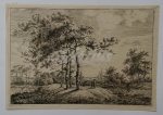 FOCK, HERMANUS (1766-1822), - Landscape with slender trees