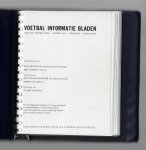 Molenaar, Hans - Voetbal Informatie Bladen compleet  2 banden -losbladig internationale voetbal encyclopedie