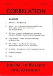 Smith, Rudolf H. [ed.] - Correlation. Journal of Research into Astrology. Vol. 12, no. 1 June 1993, no. 2 Winter 1993/94