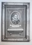 atelier Passe, Crispijn van de I (1564-1637) - [Portrait print theologian Antonius Thysius] ANTONIUS THYSIUS, 1715-1716.