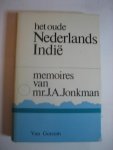 Jonkman - Oude nederlands indie / druk 1