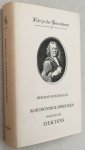 Boerhaave, Herman, G.A. Lindeboom, inl., - Kortbondige spreuken wegens de ziektens. [Facsimile-reprint; Librije der Geneeskonst]