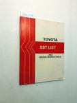 Toyota: - Toyota SST List. 2004 Special Service Tools