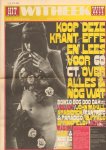 Ridder, Willem de (samenstelling) - HITWEEK 1968 nr. 29, 5 april, 3e jaargang, met o.a. TINY TIM, BUFFALO SPRINGFIELD, BONZO DOG DOO DAH BAND, VELVET UNDERGROUND, FANTASIO & PARADISO , goede staat