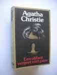Christie, Agatha / Kramer-Plokker, E. vert.. - Een olifant vergeet niet gauw, (Elephants can remember - Poirot+Oliver))