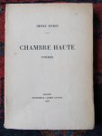 Spiess, Henry - CHAMBRE HAUTE Poèmes