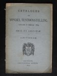  - Catalogus der Vondel tentoonstelling, februari 1879 in Arti et Amicitiae