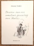 FARO, ISAAC. - Brieven van een amateur-genealoog aan Marie