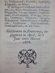J. van Leeuwen - It aade Friesche Terp of Kronyk der Geschiedenissen van de Vrye Friesen
