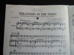 Sinatra, Frank, Words Charles Singleton & Eddie Snyder, Music Bert Kaempfert - Folder Strangers in the night, bladmuziek