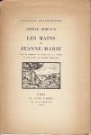 RIMBAUD, Arthur - Les Mains de Jeanne-Marie. Avec un portrait du poète par J.-L. Forain et une notice de Paterne Berrichon.