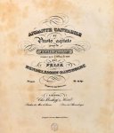 Mendelssohn, Felix: - Andante cantabile et presto-agitato pour le pianoforte composé pour l`album 1839