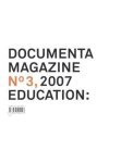Georg Schllhammer - Documenta Magazine No 3, Education