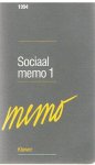 Redactie - Sociaal Memo 1 - 1994