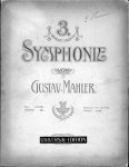 Mahler, Gustav: - 3. Symphonie. Clavierauszug. à 4/ms [von Josef V. von Wöss]