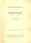 Dittersdorf, Carl - Concerto Violine und Klavier