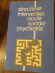 Jenner, Dr. J.A. - Directieve interventies in de acute en sociale psychiatrie