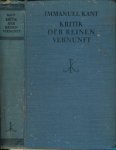 Kant, Immanuel - Kritik der reinen Vernunft