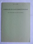 Faber, Dr. J.S. - Farmacie en Natuurwetenschap - Een verantwoording van 40 jaar onderwijs.