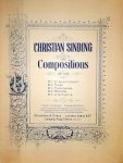 Sinding, Christian: - Compositions op. 128. No. 3: Humoreske