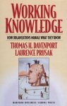 Thomas H. Davenport, Laurence Prusak - Working Knowledge
