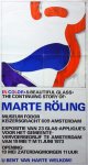 Roling, Marte ; Wim Crouwel (design) ; Henk Jurriaans (photo) - Marte Roling Fodor 12  Expositie van 23 glas-applique's voor het Gemeentevervoerbedrijf