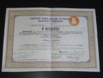 Certificaat - Chicago Rock-Island & Pacific Railway Company