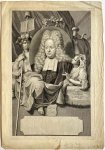 Jacob Houbraken (1698-1780), after Pieter van Gunst (1658/59-1732)[?] - Antique portrait print, VOC I Amsterdam mayor Jan Trip, published ca. 1720, 1 p.