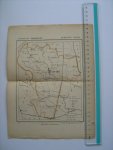 - Oudtijds grensgekleurde lithografie van Gemeente ADUARD, Groningen 1867 - Oudtijds grensgekleurde lithografie van Gemeente ADUARD, Groningen 1867