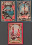 n.n - Toerisme Italie - 3 panorama brochures Ricordo di Firenze 32 Vedoute - Ricordo di Venezia 32 Vedute - Ricordo di Capri 32 Vedute a colori
