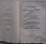 Nieuwenhuis Jacobi, Suringar Joachimus Guilielmus,  Speyert van der Eyk S - Dissertatio theologica inauguralis de publicis veterum christianorum precibus quam annuente summo numine ex auctoritate rectoris magnifici Jacobi Nieuwenhuis publice capesseret 16 septembris 1833 MDCCCXXXIII met 15 theses