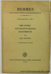 Büchner, Karl. - Der Aufbau von Sallusts Bellum Jugurthinum. 2. unveränderte Auflage.