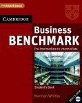Norman Whitby - Business Benchmark Pre-Intermediate To Intermediate Student's Book With Cd Rom Bulats Edition