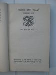 Scott, Walter - Poetry & the Drama. The Poems and Plays of Sir Walter Scott. Vol .1 (of 2)