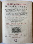 Cannegieter, Hendrik (1691-1770). - Dissertatio de Brittenburgo, matribus Brittis, Britannica herba, Brittia Procopio memorata, Britannorumque antiquissimis per Galliam et Germaniam sedibus. Huic accedunt ejusdem notae atque observationes ad Abrahami Muntingii v.c. dissertatione...