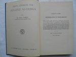 Schuh, Dr. F. - Nieuw leerboek der Hogere Algebra - 2 delen