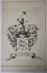 Jacob van Meurs I (1619/20-1675/80) - [Antique print, wapenkaart, engraving] The States of Friesland, published 1664, 1 p.