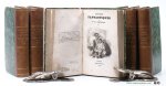 Hoffmann, E. T. A. - Contes Fantastiques. Traduit de l'Allemand par M. Loeve-Veimars et precedes d'une notice historique sur Hoffmann, Par Walter Scott. ( first 12 volumes of the series in 6 bindings ).