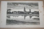  - Antieke gravure - Wissekerke - Noord-Beveland (Zeeland) - 1875