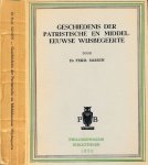 Sassen, Dr. Fred. - Geschiedenis der Patristische en Middeleeuwse Wijsbegeerte.